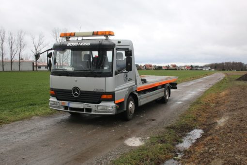 Mercedes MB 818 Atego Abschleppwagen Schiebplateau 7,49t -1
