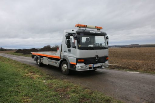 Mercedes MB 818 Atego Abschleppwagen Schiebplateau 7,49t -2