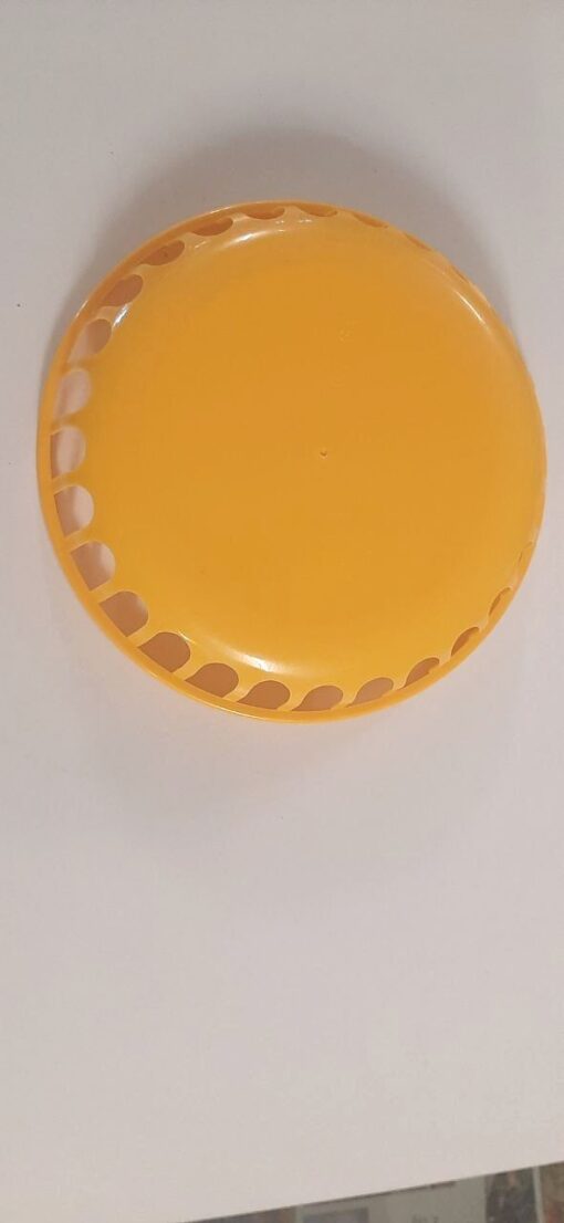 DDR Retro - Vintage Brotkorb - Brötchenkorb - rund - orange