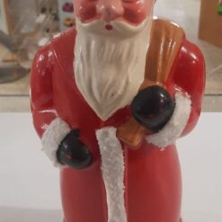 DDR Retro - Vintage Weihnachtsmann aus Hartplastik, Höhe 30 cm
